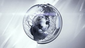 Global Network Connected. animation of Global Business Network. Scientific Concept Digital World Networks. Digital world globe - 3D rendering of a technology connected data network. Seamless loop - Powered by Shutterstock - Get 15% off with code: PIKWIZARD15