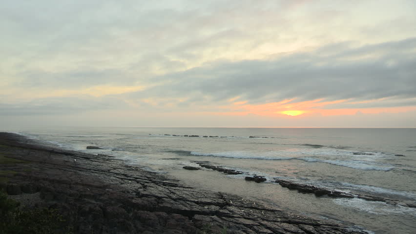 Timelapse of sunrise on the Transkei Wild Coast.