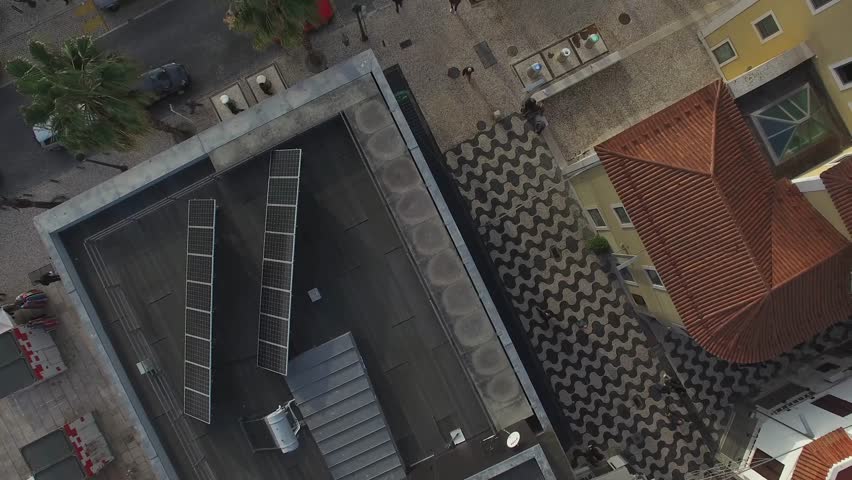Top View of Street by Drone