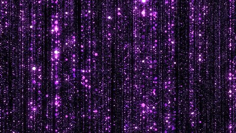 Purple Particles Glitter Glamour Rain 4K Christmas Background