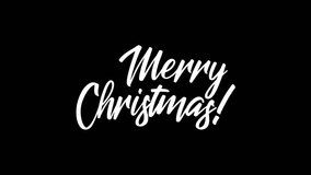 Merry Christmas Handwriting Animation. Calligraphy motion graphics. Merry Christmas Flat animation. Available in 4K FullHD and HD video 2D render footage. - Powered by Shutterstock - Get 15% off with code: PIKWIZARD15