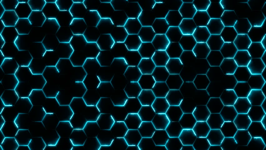 abstract hexagonal background Stock Footage Video (100% Royalty-free ...