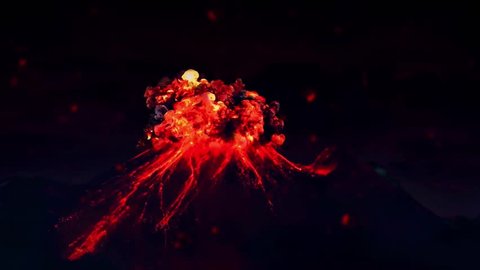 Volcano Eruption Lava 