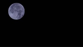 December 4th,2017 full super moon setting with clouds 10 times speed