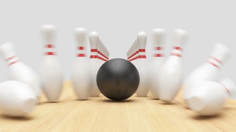 Bowling ball Pins with Alpha Channel