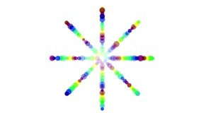 4k Color circle paint disco neon light background,christmas round flowers petals bloom backdrop,geometric fractal,chromatography spectroscopy. 7595_4k - Powered by Shutterstock - Get 15% off with code: PIKWIZARD15