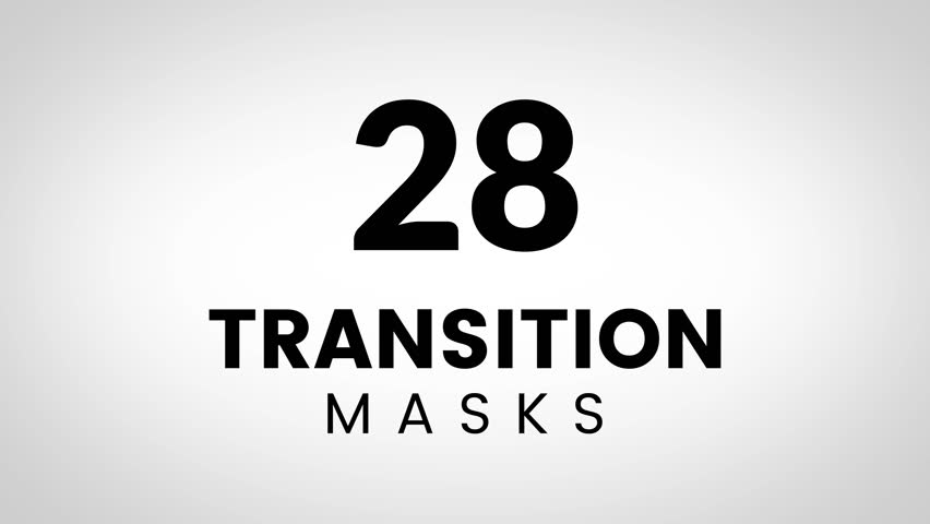28 Transition shape masks. Ultimate set of transitions for business presentation or product promo video. Simple and stylish shape masks for trendy slide theme. | Shutterstock HD Video #33495199
