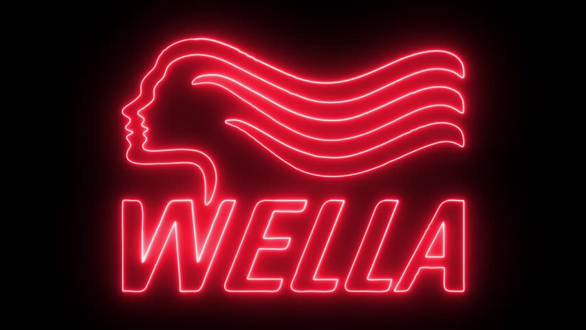 Wella Logo With Neon Lights Stock Footage Video 100 Royalty Free 33506080 Shutterstock