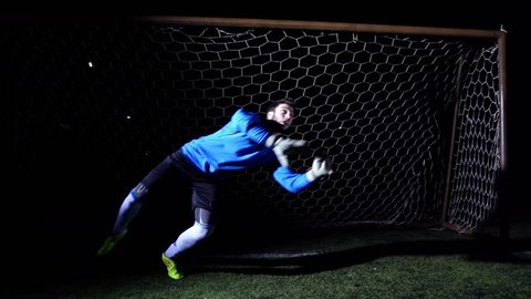 Soccer Goalkeeper - Super Slow Motion