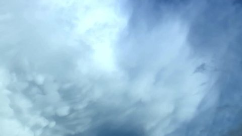 Stormy Clouds. Timelapse. Timelapse sequence of clouds over, Clouds forming and passing by over the sky in Time Lapse during tropical storm, sea storm wind blowing clouds wild weather, 1920x1080. FHD.