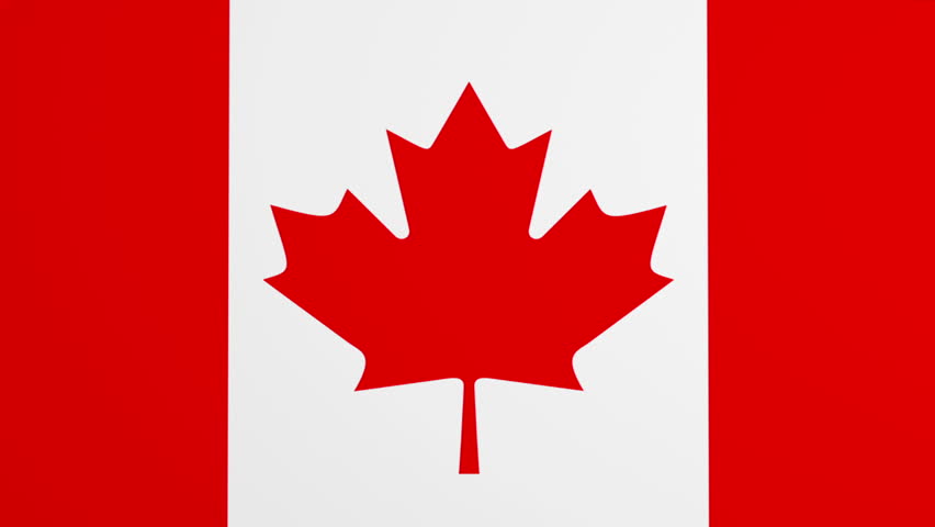 Canadian Flag Page Curl, Wipe, transition, Comes with the Alpha Matte.