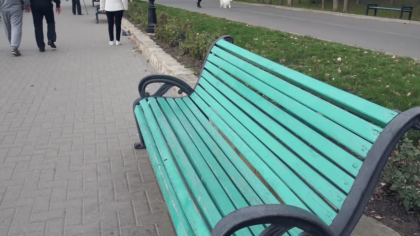 Woman sitting on the bench