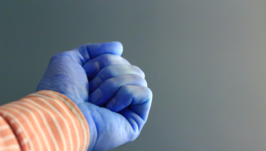 Hand gestures. Tinted, designed.