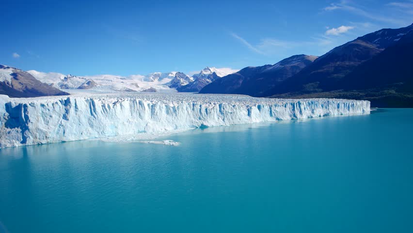 Panorama Of Glacier Perito Moreno Video Stock A Tema 100 Royalty Free Shutterstock