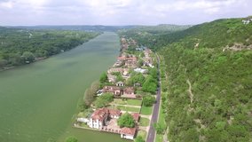 Mount Bonnell in Austin, Texas - Real Estate Aerial Promo Video