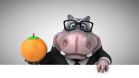 Fun hippo - 3D Animation