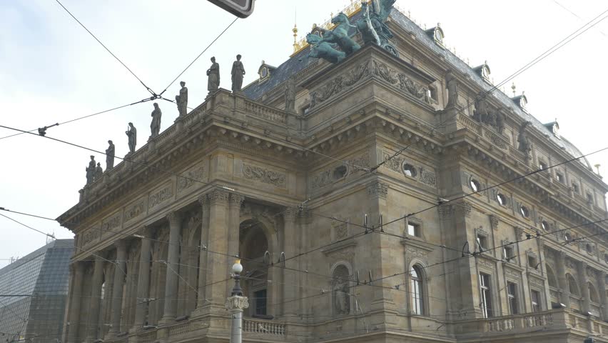 The Czech National Theatre building in capital Prague.