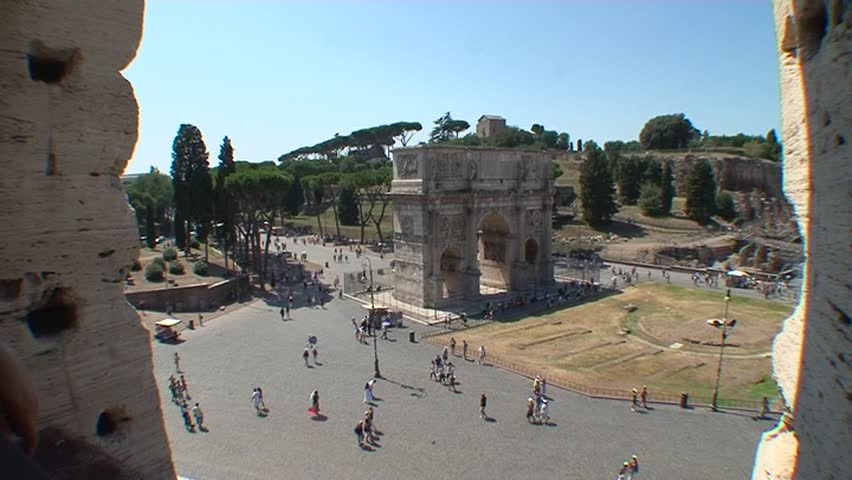 Arch of Constantine at Rome, Italy