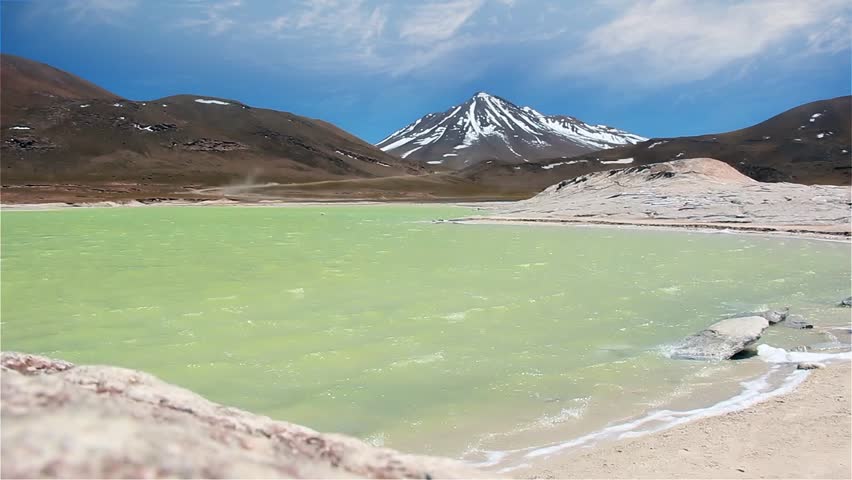 Piedras Rojas Landscape, in Salar de Talar or Salar de Aguas Calientes Salt Flats, Atacama Desert, Chile.