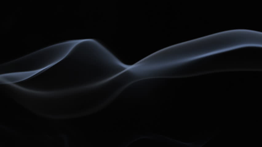 White tobacco smoke line cloud on black background 4k slow-motion video with copy space. Smoking wave floating steaming: cigarette, cigar, vaping, pipe. Nicotine addiction | Shutterstock HD Video #33662926
