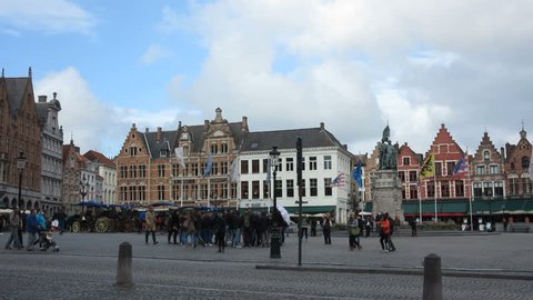 Bruges, october 2017, Markt Market square
