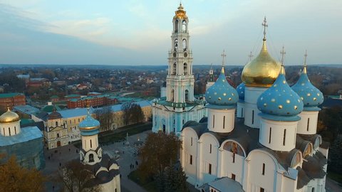 Aerial View Trinity St Sergius Lavra Sergiev Posad
