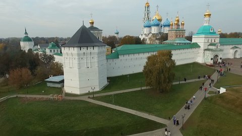 Aerial View of Trinity St. Sergius Lavra in Sergiev Posad