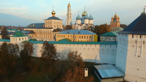 Aerial View of Trinity St. Sergius Lavra in Sergiev Posad