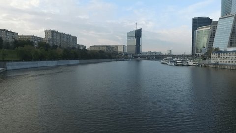 Bagration Bridge near Moscow City