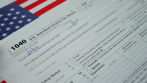 Us Individual Income Tax Return Stock Footage Video 100 Royalty Free Shutterstock Us Individual Income Tax Return Stock Footage Video 100 Royalty Free Shutterstock