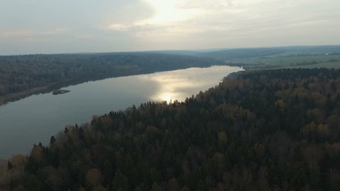 Lake Autumn Forest