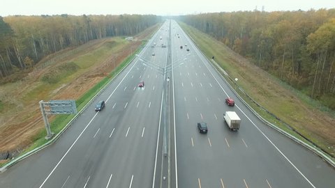 Freeway Autumn Forest