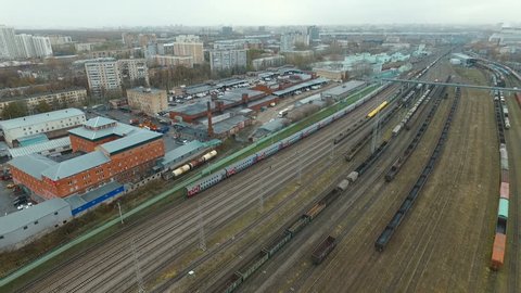 Traveling by Rail Train City