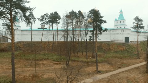 New Jerusalem Monastery in Istra Under Cloudy Autumn Sky