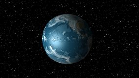 Earth Rotation Animation