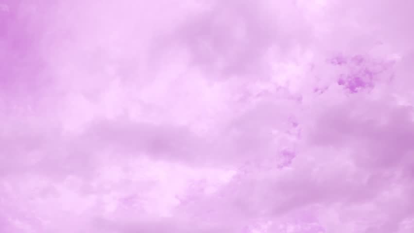 Pink Clouds Time Lapse, Beautiful Stock Footage Video (100% Royalty
