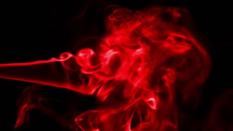 Slow Motion Red Smoke Flame On Stock Footage Video Royalty-free) 3372359 | Shutterstock