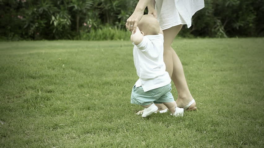 First steps of the child