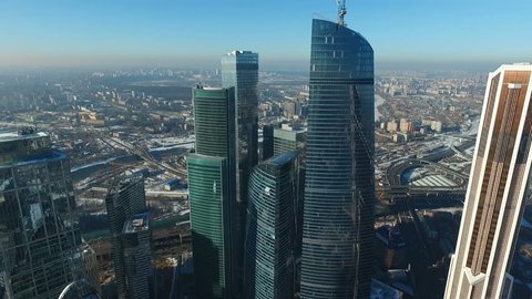Skyscrapers Moscow City
