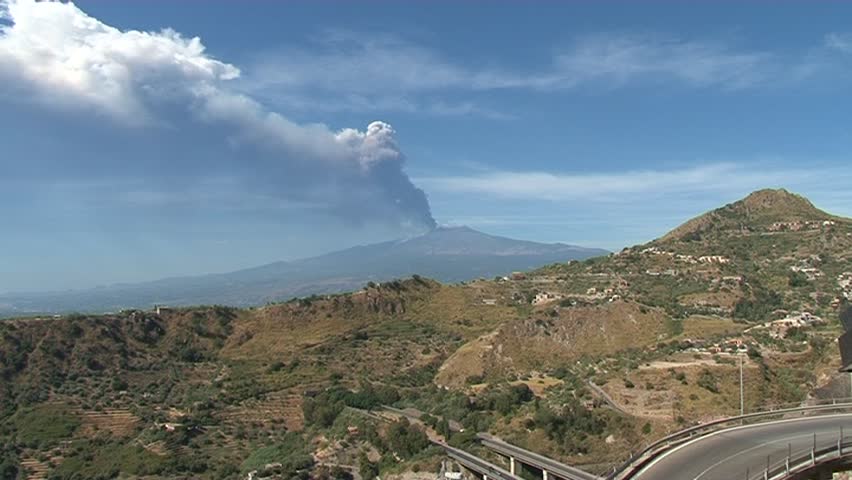 Etna volcano in Sicily, Italy