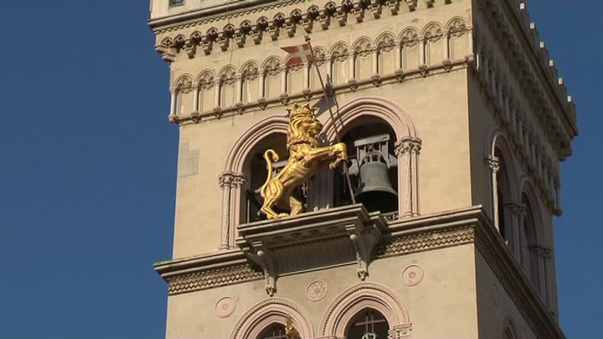 Cathedral in Duomo square in Messina , Italy