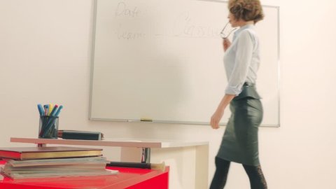 School Teacher Sixi Videos - 20 Sexy Teacher In Heels And Glasses Stock Video Footage - 4K and HD Video  Clips | Shutterstock