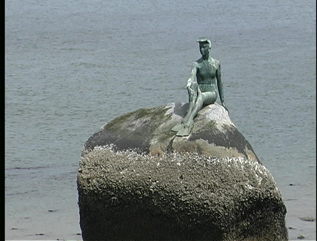 "Girl in a Wetsuit" statue - Vancouver, BC