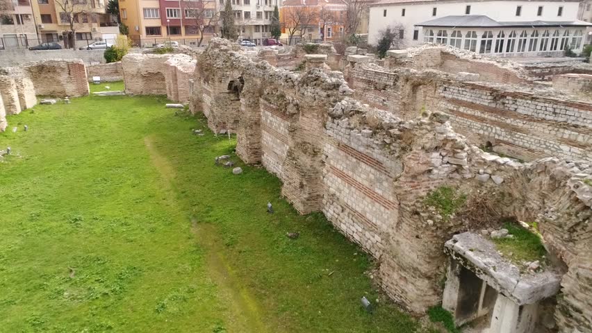 The Old Roman Baths of Odessos, Varna, Bulgaria.