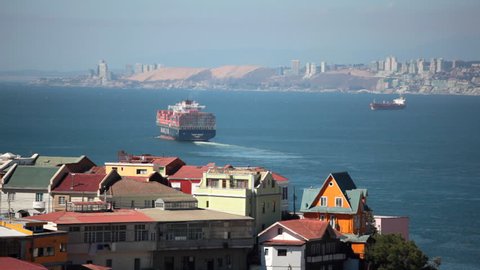 View of Valparaiso, Chile.
