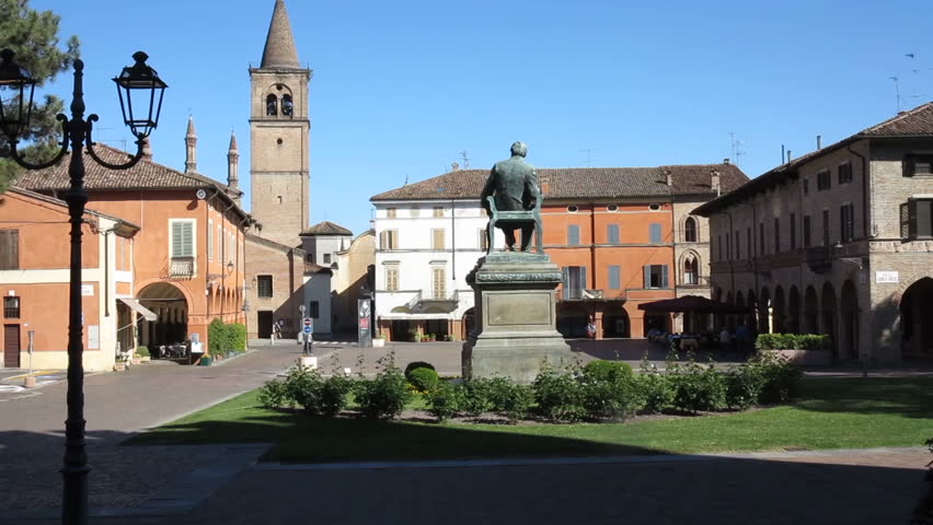 Busseto, Parma, august 2017, Giuseppe Verdi