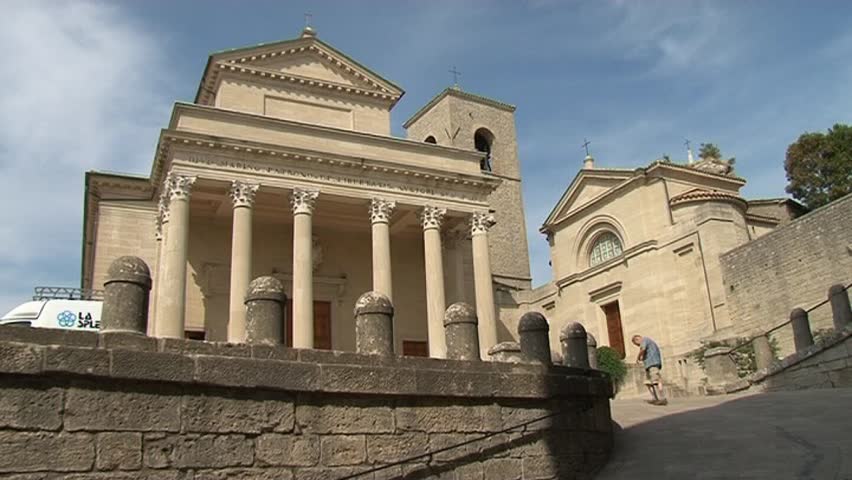 Front of Basilica Del Santo, Republic San Marino.