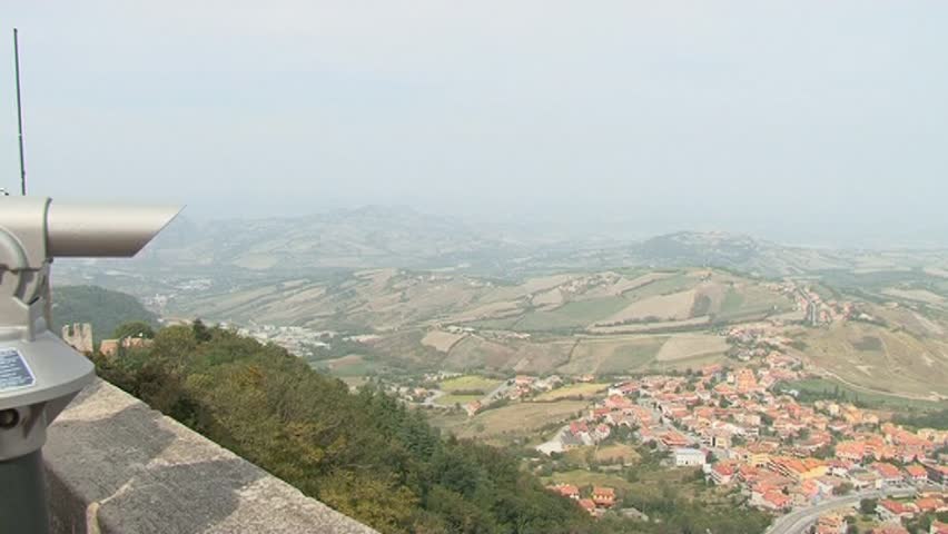 San Marino aerial view