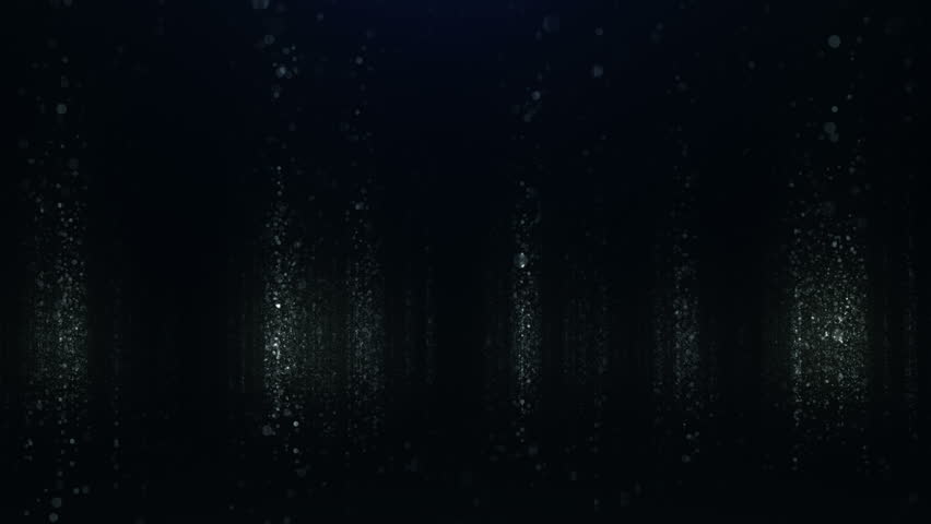 black particles in water