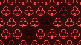 A vibrant card pattern with illuminated red lines showcases a fan arrangement starting with Ace of Spades at the top and King of Hearts at the base, on a dark brown backdrop - Powered by Shutterstock - Get 15% off with code: PIKWIZARD15